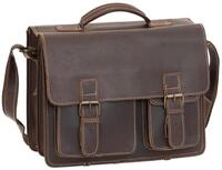 Greenburry Buffalo Aktentasche Braun I 31,5x39x14cm