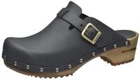 Sanita Kristel Open, Damen Clogs, Schwarz (Black), 39 EU (5.5 UK)