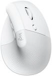 Logitech Lift Vertikale Ergonomische Maus, Kabellos, Bluetooth oder Logi Bolt