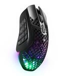SteelSeries Aerox 9 Wireless - RGB Gaming-Mouse mit &Ouml;ffnungen in der Oberfl&auml;che -