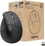 Logitech Lift for Business-vertikale ergonomische Maus, kabellos, Bluetooth oder