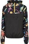 Urban Classics Damen Women's Mixed Pull Over Jacket Jacke, blackfruity, XL EU
