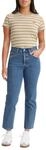Levi's Damen Jeanshose 501 Crop High Rise, Straight Fit, Blau (Jazz Pop), W24/L26