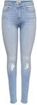 ONLY Damen Onlpaola Life Hw Sk Dnm Agi285 Noos Jeans, Light Blue Denim, M / 30L...