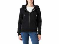 Superdry Womens Vintage Logo Emb Zip Hood BB Hooded Sweatshirt, Black, X-Small