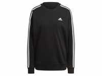 Adidas Womens Sweatshirt (Long Sleeve) W Lngwr SWT, Black/White, HC9124, XL