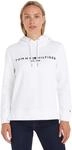 Tommy Hilfiger Damen Hoodie Heritage mit Kapuze, Wei&szlig; (White), XL