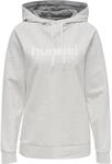 Hummel HmlGO Cotton Logo Hoodie Woman, EGRET Melange, XS