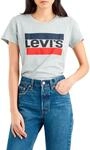 Levi's Damen The Perfect Tee T-Shirt,Sportswear Logo Heather Grey,M