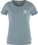 Fj&auml;llr&auml;ven Damen 1960 Logo W T-Shirt, Indigoblau, Meliert, S EU