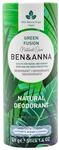 BEN & ANNA GREEN FUSION - Nat&uuml;rliches Deo-Stick f&uuml;r Herren und Damen | Vegan &