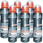 6 er Pack Loreal Men Expert Magnesium Defense Deospray Deo Deodorant 6 x 150 ml