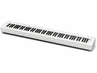 Casio CDP-S110WE Digitalpiano mit 88 gewichteten Pianotasten, weiß