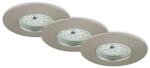 Briloner Leuchten - LED Einbauleuchten, 3er Set, Deckenlampen dimmbar, je 6,5 Watt,