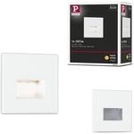Paulmann 93093 LED Einbauleuchte Wandeinbauleuchte Edge Quadro Set 80x5 mm 50lm 230V