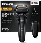 Panasonic ES-LS6A-K803 Nass- und Trockenrasierer mit 6 Klingen f&uuml;r M&auml;nner,