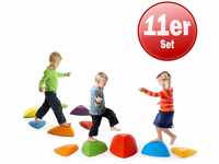 Sport-Tec Hügelkuppen-Set, Balance Spiel, Balancierspiel, Kinder, Kindergarten,