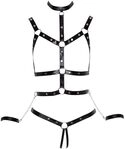 Bad Kitty Bondage Body Riemenbody Schwarz S/M