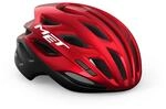Road Cycling Helmet MET Estro - Size S (52-56cm) - Red/Black Metallic