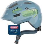 ABUS Unisex Fahrradhelm, Hellblau (Blue Croco), M (50-55 cm)
