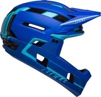 Bell Bike Super Air R Spherical Fahrradhelme Matte/Gloss Blue L