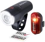 SIGMA Aura 30 & Curve | batteriebetriebenes Fahrradlichter Set | Werkzeuglose Montage