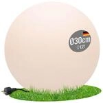 8 seasons design LED Kugelleuchte 30 cm Shining Globe (wei&szlig;), E27, Leuchtmittel