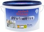 Einfach Sch&ouml;ner Profiweiss Innen Wandfarbe Farbe Farbe 5l