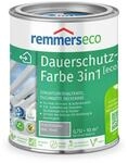 Remmers Dauerschutz-Farbe 3in1 [eco] fenstergrau (RAL 7040), 0,75 Liter,f&uuml;r innen