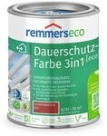 Remmers Dauerschutz-Farbe 3in1 [eco] skandinavisch rot, 0,75 Liter,f&uuml;r innen...