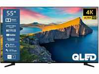 Telefunken QU55K800 55 Zoll QLED Fernseher/Smart TV (4K UHD, HDR Dolby Vision,