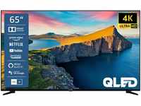 Telefunken QU65K800 65 Zoll QLED Fernseher/Smart TV (4K UHD, HDR Dolby Vision,