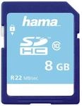 Hama Speicherkarte SDHC 8GB (SD-2.0 Standard, Class 10, High Speed, Datensicherheit