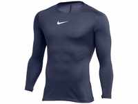 Nike Kinder Dri-FIT Park First Layer Langarmshirt, Midnight Navy/Weiß, L, AV2611-410
