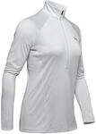 Under Armour Damen Tech 1/2 Zip - Twist, funktionales Langarmshirt,