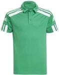 Adidas Unisex Kinder Squadra 21 Hoodie, Team Green/White, 13-14 Years