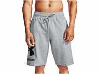 Under Armour Mens Shorts Men's Ua Rival Fleece Big Logo Shorts, Mod Gray Light