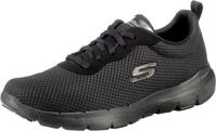 Skechers Damen Flex Appeal 3.0 First Insight Sneaker, Black Mesh Trim, 37.5 EU
