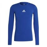 adidas Performance Techfit Shirt Langarm blaublau, S Herren