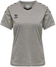 hummel Core XK Poly Jersey S/S Damen Trikot, Kurzarm Sport T-Shirt, Sportkragen mit