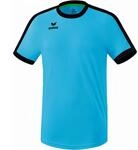 Erima Unisex Erwachsene Retro Star Trikot (3132129), Curacao/schwarz, XXL