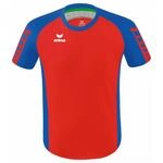 Erima Unisex Erwachsene Six Wings Teamsport Trikot (3132206), rot/New royal, M