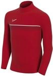 Nike Jungen Y Nk Dry Acd21 Dril Top Sweatshirt, University Red/White/Gym Red/White, L