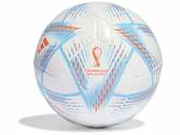 adidas Unisex Al Rihla Club Fußball, White/Pantone/Solar Red, 36