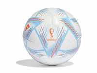 adidas Unisex Al Rihla Club Fußball, White/Pantone/Solar Red, 38