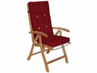 DeTeX® Stuhlauflagen Vanamo 6er Set Auflage Hochlehner Sitzauflage Stuhlkissen