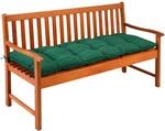 DETEX&reg; Bankauflage Sitzkissen Gr&uuml;n Polyester Visko-Effekt 145x45cm Sitzpolster