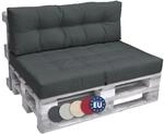 Beautissu Palettenkissen Outdoor R&uuml;ckenkissen 120x40 cm &ndash; Auflagen f&uuml;r...