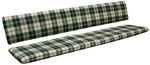 DEGAMO Auflagenset Bankauflage Boston 2-teilig f&uuml;r Gartenbank 4-sitzer 195cm,...