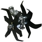 Makita B-04818 Kultivator-Aufsatz, Aufsatz zum Auflockern und Kultivieren von Beeten,